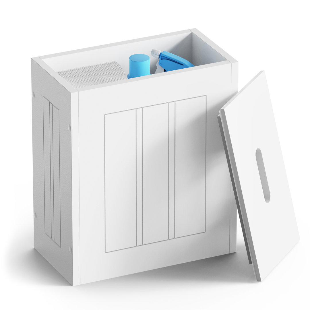 Holbrook White Bathroom Storage Box