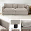Canapé en chenille de 73 po de large avec 2 coussins épais-566677256