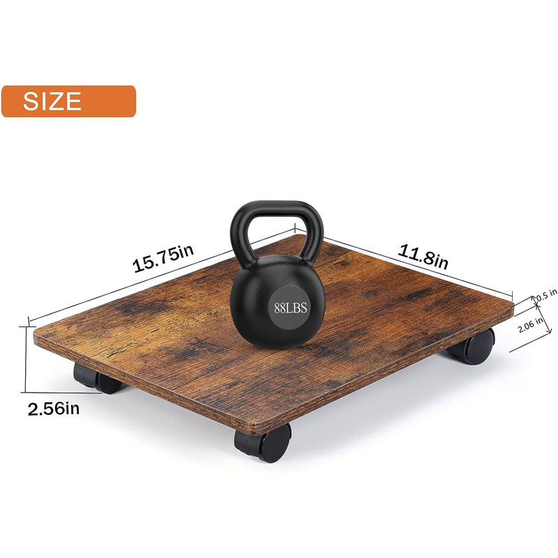 Support de panneau H 2,56 x l 15,75, Brun
