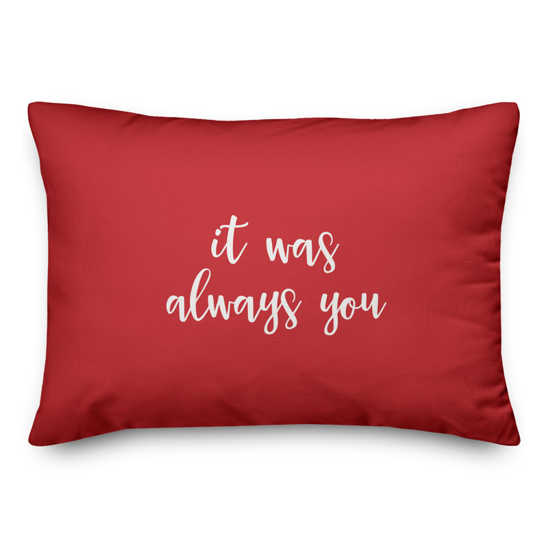  Coussin It It Always Always You, Rouge