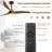 Fredra 52'' Ceiling Fan with Light Kit