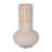 Boho Decorative Vase with Pottery Ecomix and Cane Accents - Handmade Woven Style Modern Versatile Statement Decor Piece-99378374