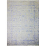 Oriental Area Rug in Silver