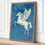 Pegasus in Flight Japandi - Wrapped Canvas-1547495279-1547495294