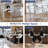 Modern Pu Leather Counter Height Bar Stools,Adjustable Swivel Bar stools With Metal Frame And Footrest For Counter Kitchen Island Dining Room-1405414697-1379274000
