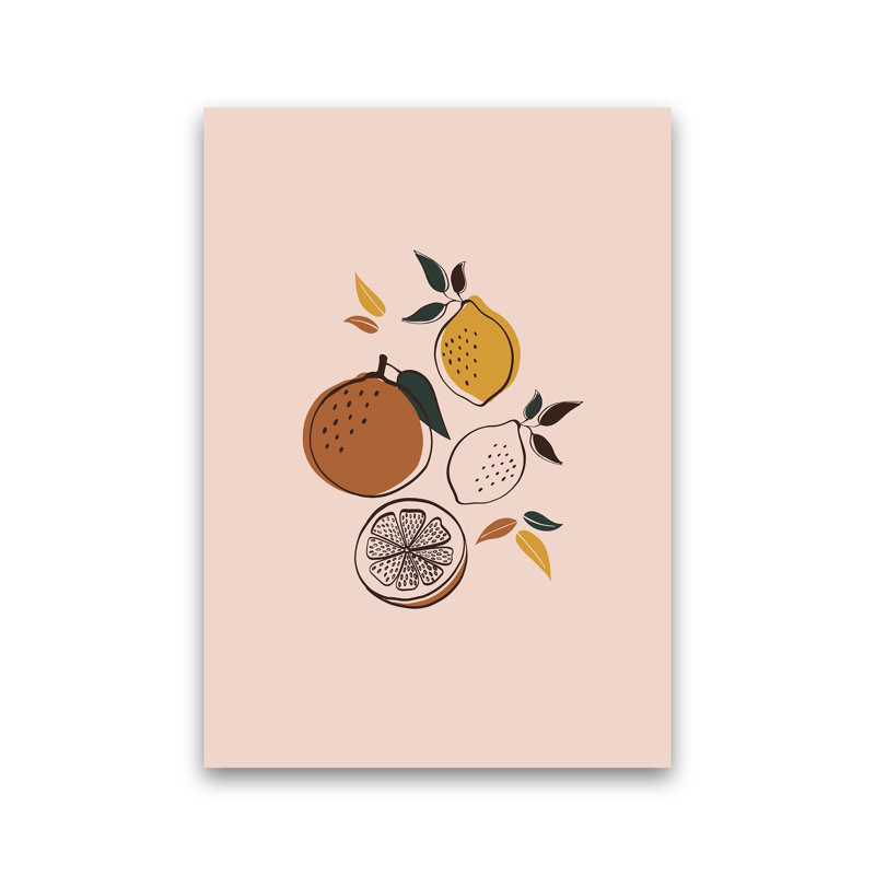 Citrus - Print, 29.7cm H x 21cm W x 4cm D, No Framed