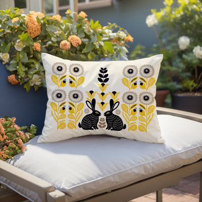 Coussin lombaire réversible intérieur / extérieur Lexa Rabbit