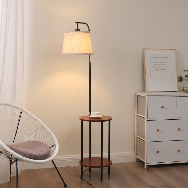 Lampe sur pied de table noire 62 po Ostrowski