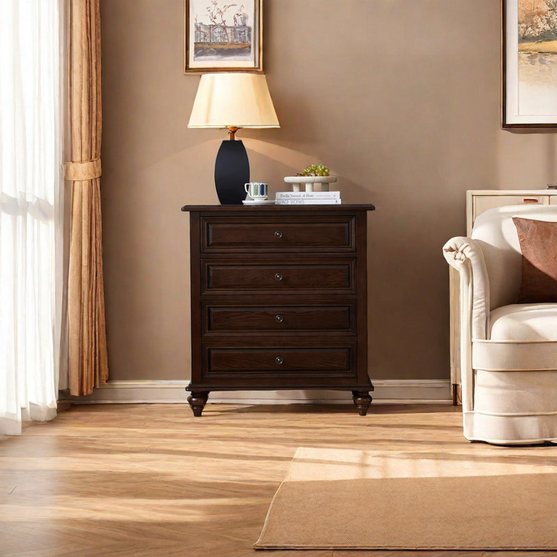 Armoire de véranda en bois massif rétro Simple