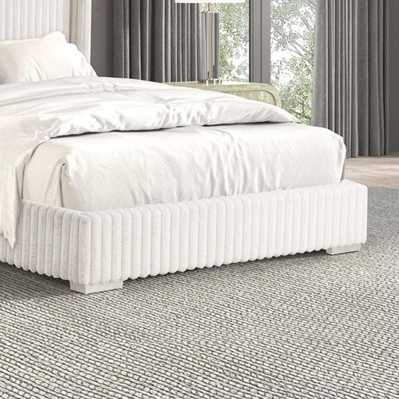 Lit contemporain, Lit double, Blanc
