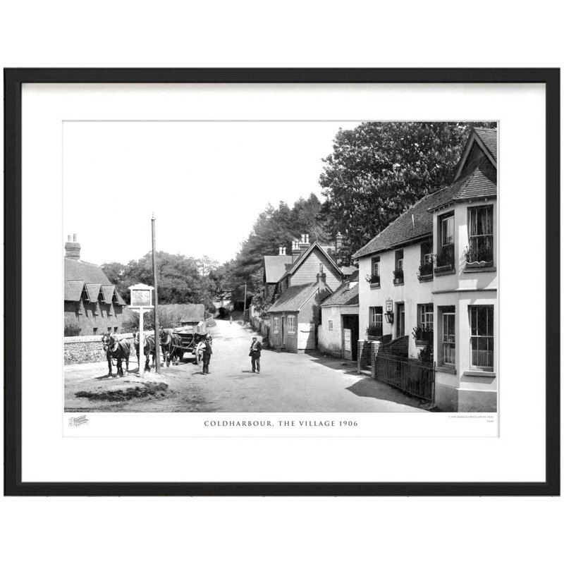 Coldharbour, The Village 1906 by Francis Frith - Single Picture Frame Print, 60cm H x 80cm W x 2.3cm D