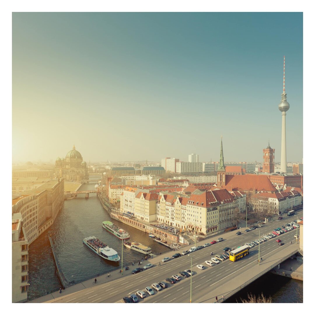 Matt Fototapete Berlin am Morgen 1,92 m x 192 cm