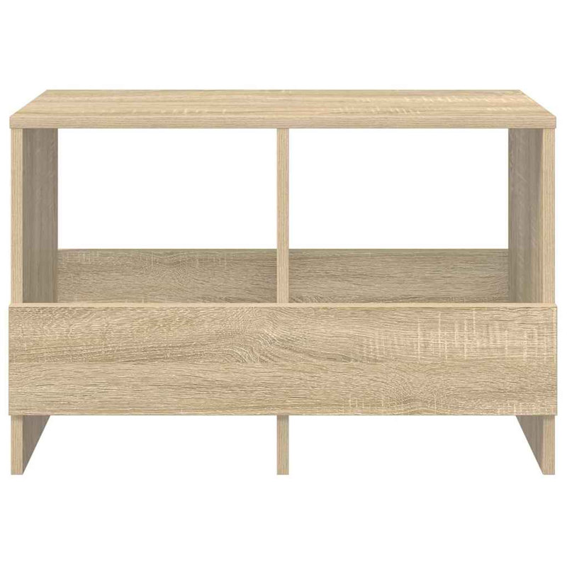 Wood Free Standing Magazine Rack, Beige