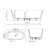 59.8" X 28.7" Freestanding Soaking Acrylic Bathtub