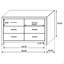 Commode 6 tiroirs