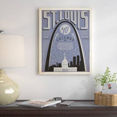 St. Louis Poster - Vintage Travel Art Print