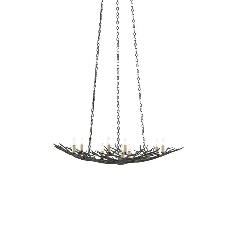 Rainforest 9 - Light Dimmable Linear Chandelier