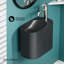 Lavabo de salle de bain mural à droite 17,5 po Terre-81904424-81904423