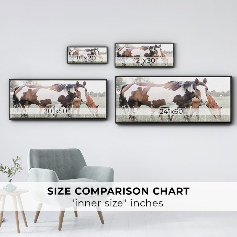 Grazin'- Framed Canvas