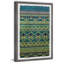 Green and Blue Layers 1 Piece Single Picture Frame Wall Art-741505118