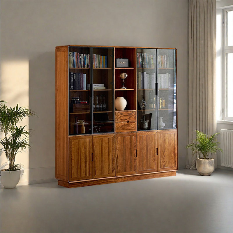 Bibliothèque simple de style européen