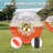VEVOR Inflatable Bumper Ball 5FT/1.5M PVC Sumo Zorb Ball in Red Color