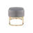 Bama Soft Velvet Bench with Golden Legs-1110111064
