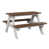 Antique Mahogany/White