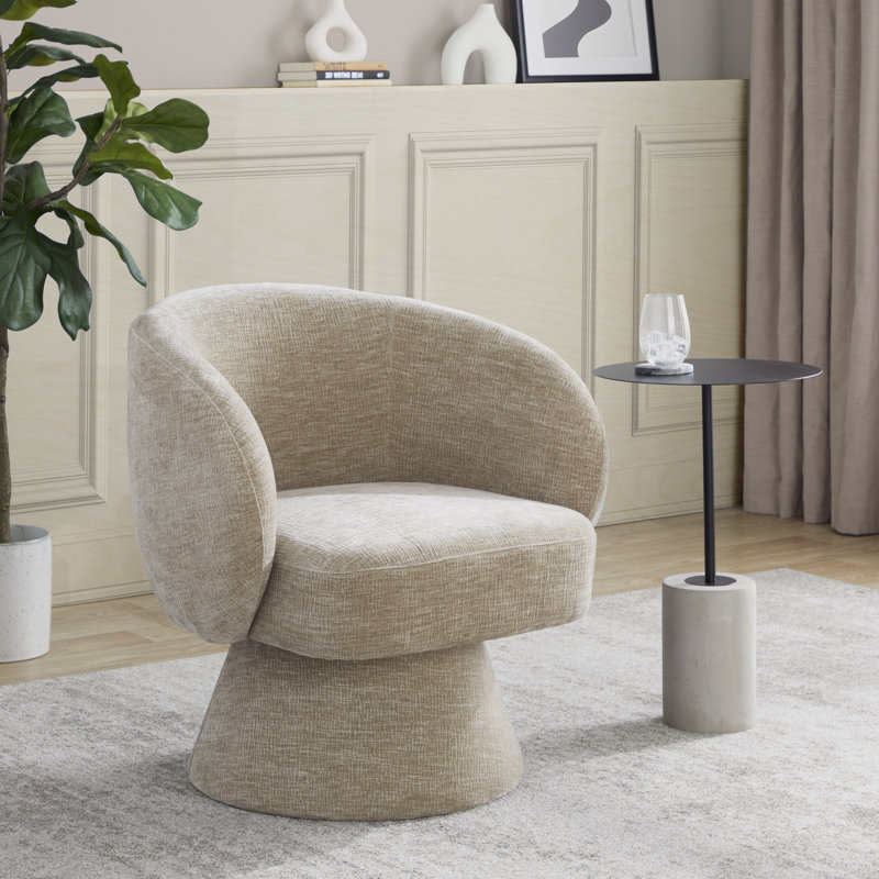 Terrance Swivel Accent Chair, Brown