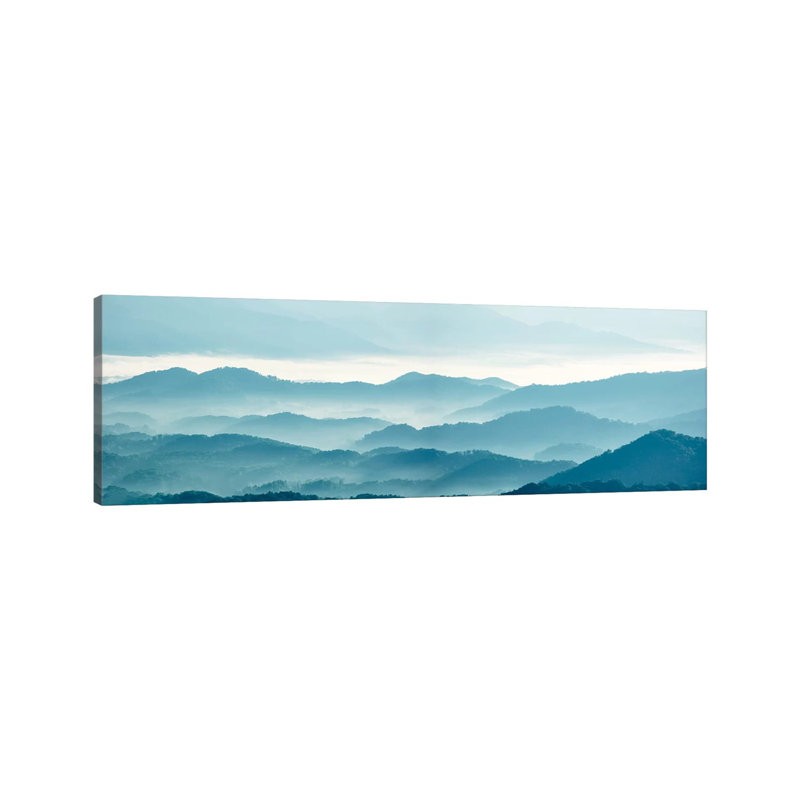 Misty Mountains X by James McLoughlin - Wrapped Canvas Panoramic Print, 152.4 cm H x 50.8 cm W x 3.175 cm D