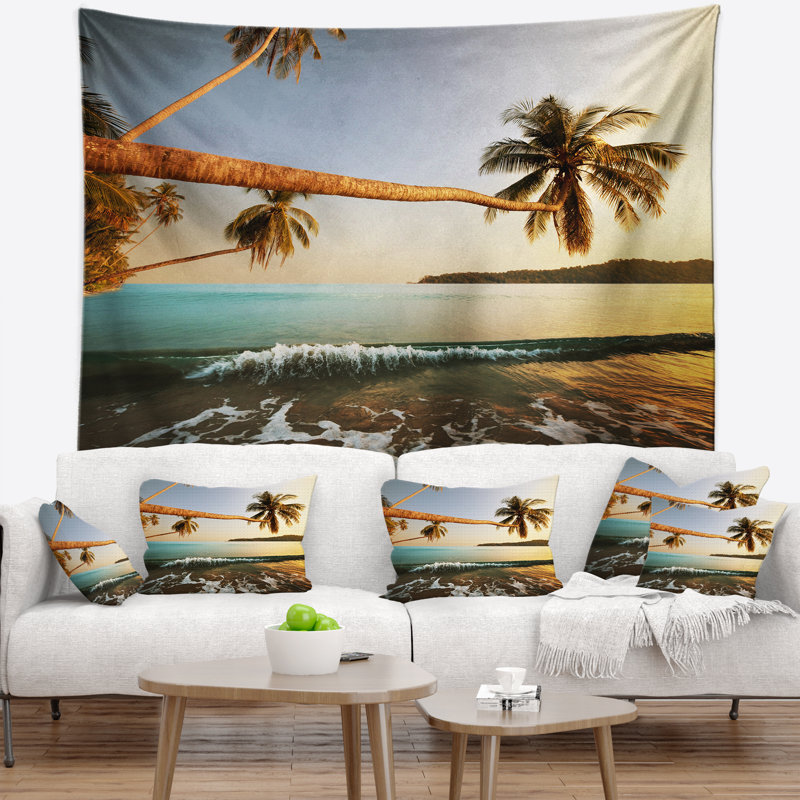 Tapisserie Seashore Andaman Sea, H 50 po x l 60 po