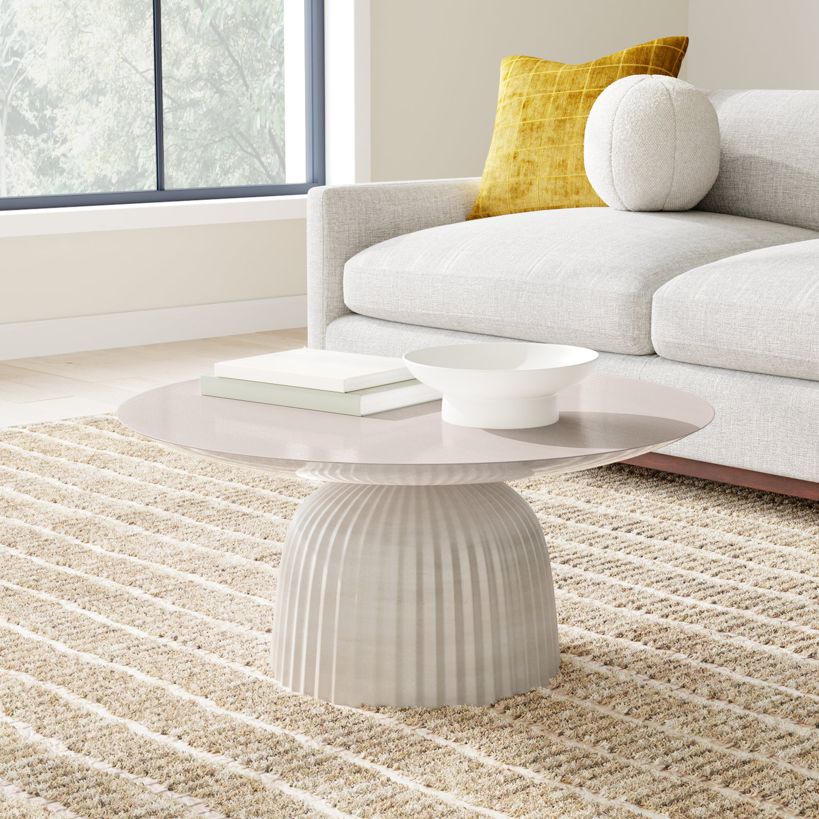 Ashauntae 33" Mango Coffee Table