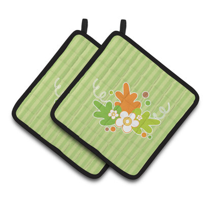 Caroline's Treasures Fall Leaves Potholder