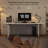 Dejanai Adjustable Metal Base Standing Desk with Power Outlet-394387688-394387687
