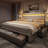 Upholstered Bed Frame With Adjustable Headboard,platform Storage Bed With 3 Drawers And Led Light-2059774281-2059774295