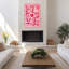«Love You», art mural abstrait fantaisiste romantique-129021638