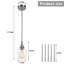 Luminaire suspendu à 2 lumières Lekeia