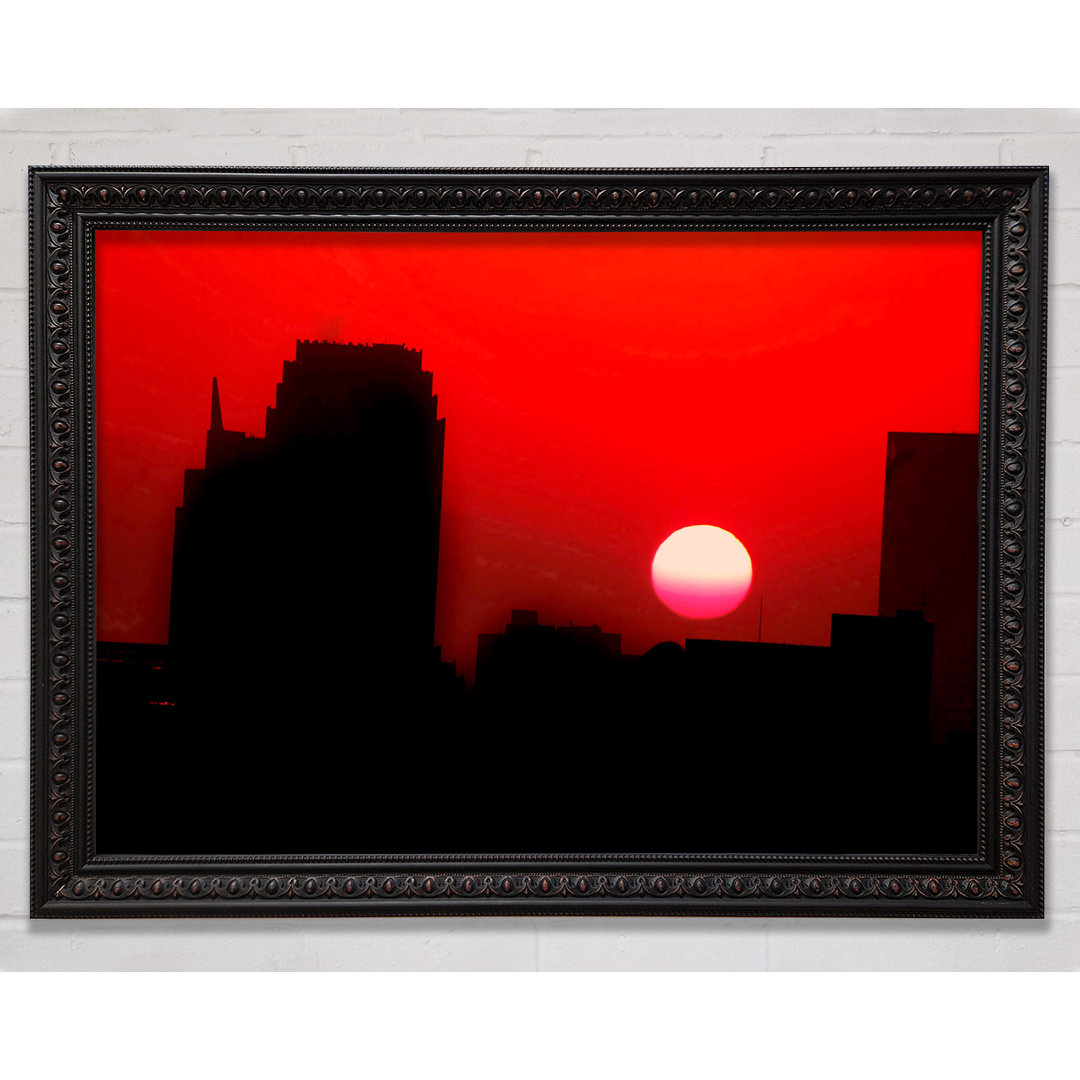 Red City Sundown - Druck