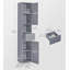 Engineered Wood Bathroom Cabinet-2103683033