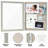 Merranda Front Loading Shadow Box Frame and Display Case for Keepsakes-101041233-101041234