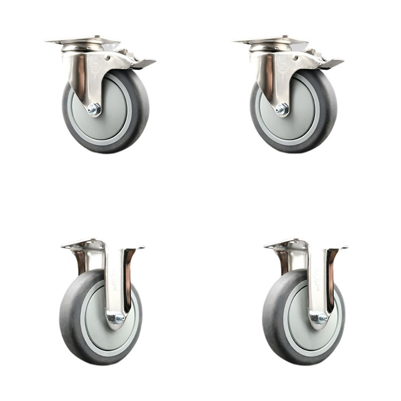 Thermoplastic Rubber Casters