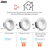 Wafer 6'' Air-Tight Standard Recessed Lighting Kit-36607171