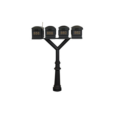 Penfield 72.375'' H Flute Multi-Mount Post