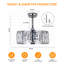 Ventilateur de plafond 18 po Cladie
