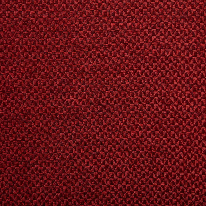 Tabouret de bar et de comptoir pivotant de 26,6 po avec garniture cloutée Logreira, Rouge
