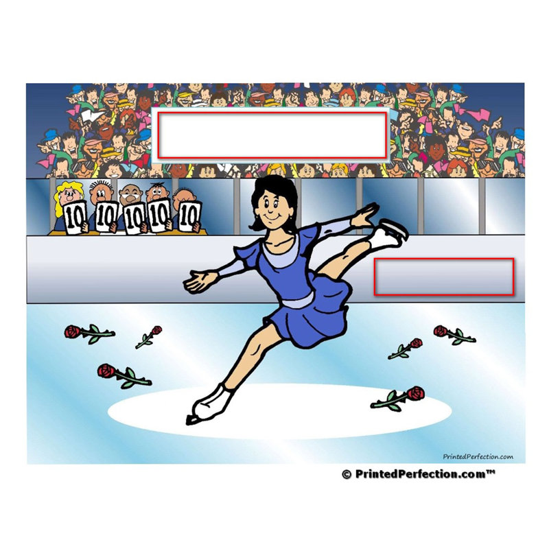 Patin à glace personnalisé en forme de nom - Toon, Oui