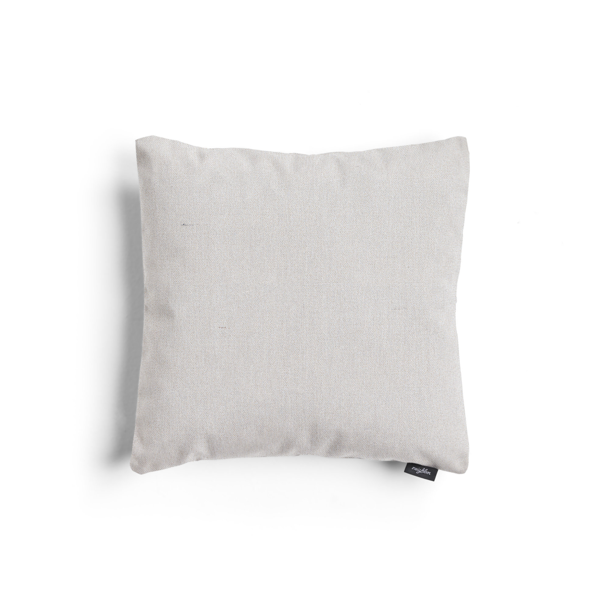Crosshatch Sunbrella® Indoor/Outdoor Throw Pillow, 20"H x 20"W, Square, Putty