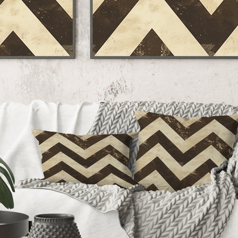 Coussin Chevron Delight I - Glam