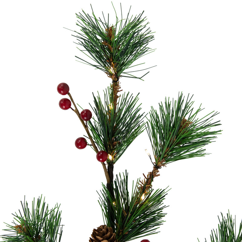 Faux Berry/Pine Branch
