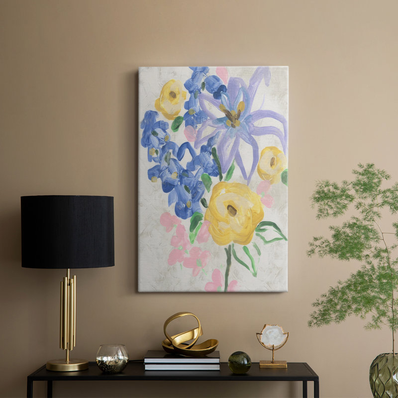 «Brush Blossoms I» - galerie sur mesure Cavas, H 27 po x l 18 po
